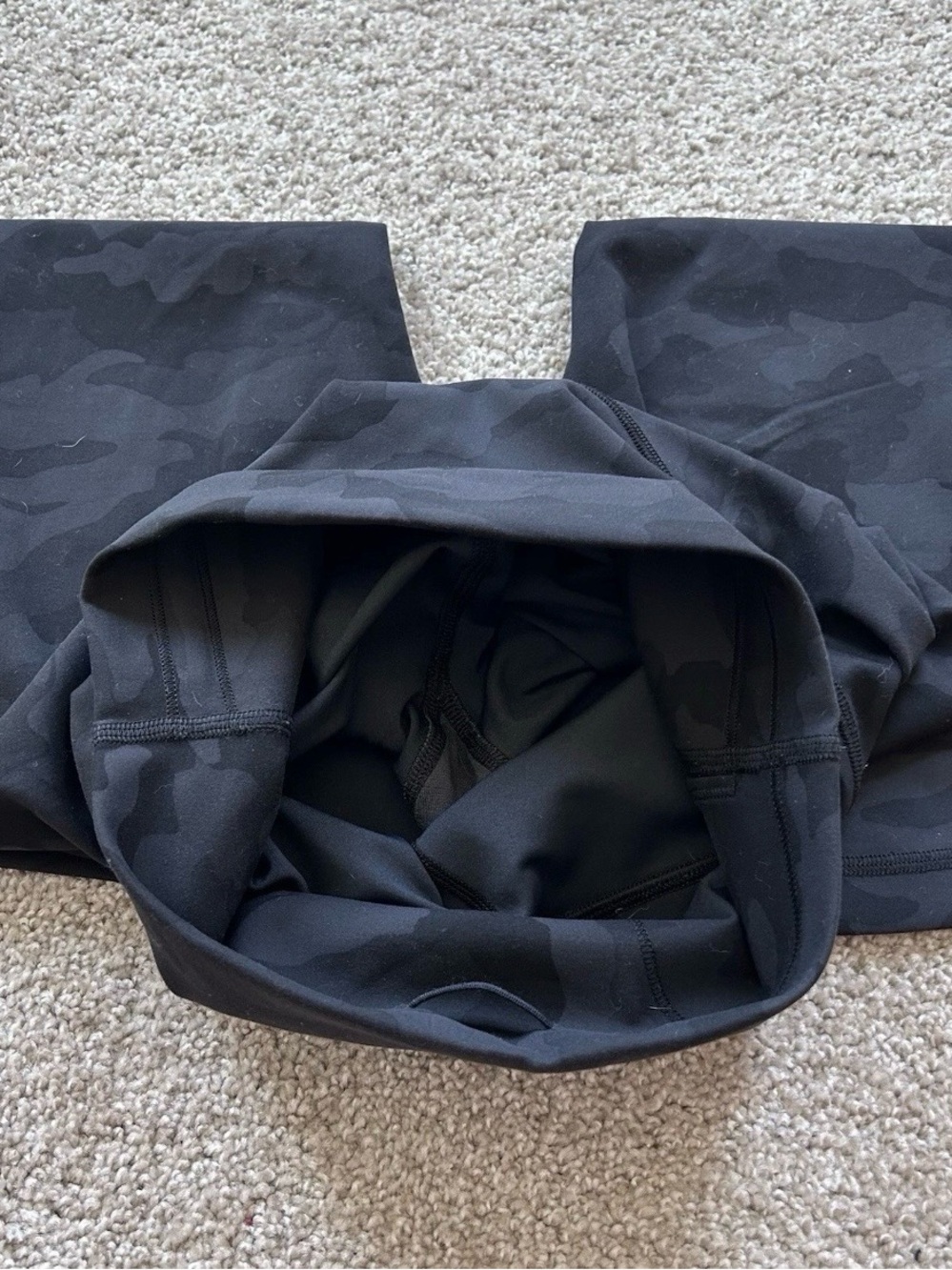 Lululemon Wunder Train HR Crop 21 Heritage 365 Camo Deep Coal Multi Leggings 6 - Picture 6 of 9